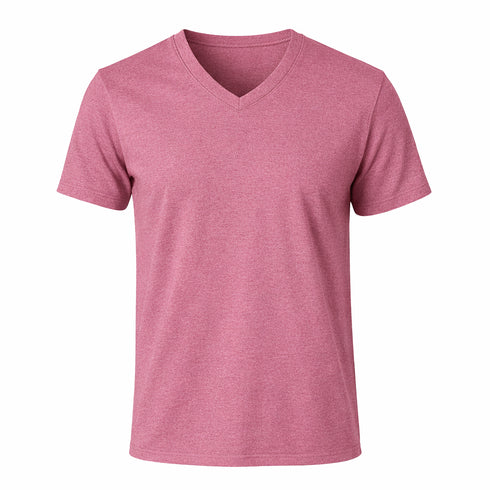 Women’s Premium V-Neck T-Shirt | Soft, Breathable & Comfortable Casual Wear Pink
