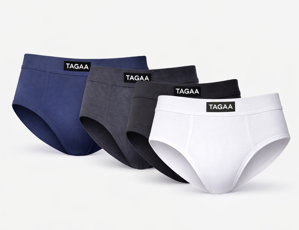 PACK of 4 COTTON MEN BRIEFS SEAMLESS