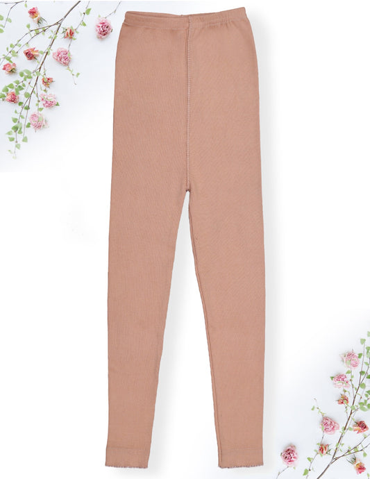 GIRLS TIGHTS COTTON RIB STRETCHABLE