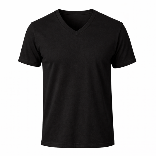 Women’s Premium V-Neck T-Shirt | Soft, Breathable & Comfortable Casual Wear Black