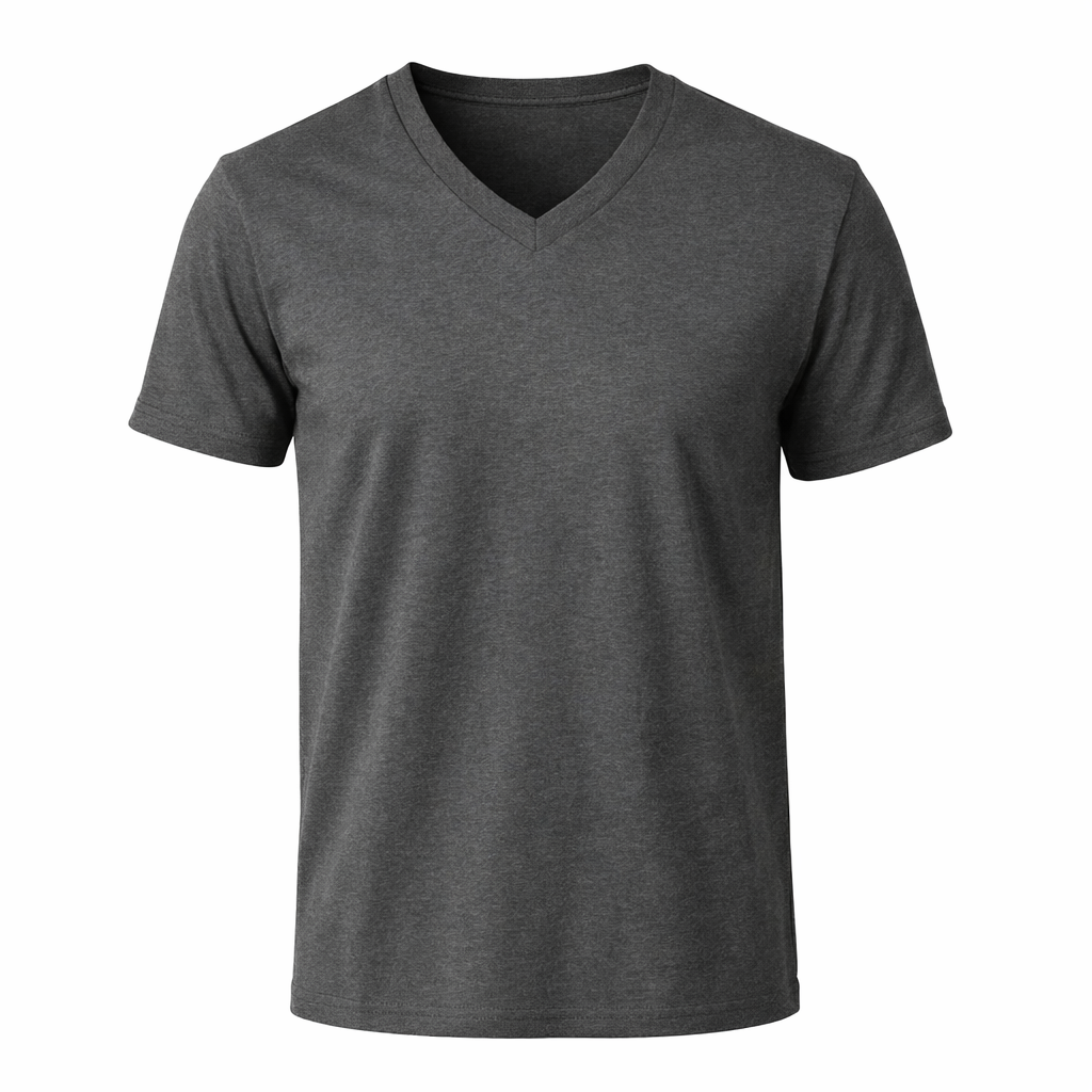 Women’s Premium V-Neck T-Shirt | Soft, Breathable & Comfortable Casual Wear Grey