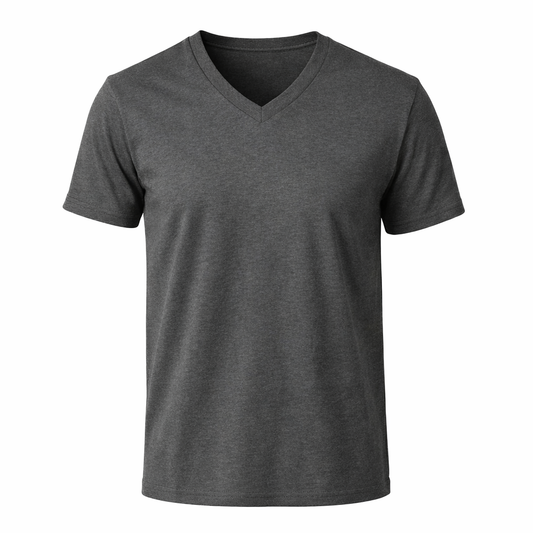 Women’s Premium V-Neck T-Shirt | Soft, Breathable & Comfortable Casual Wear Grey