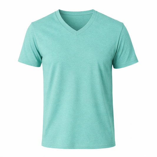 Women’s Premium V-Neck T-Shirt | Soft, Breathable & Comfortable Casual Wear Sea Green