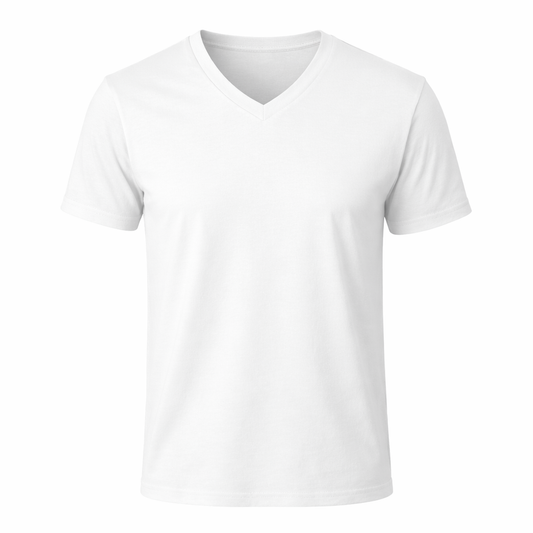 Women’s Premium V-Neck T-Shirt | Soft, Breathable & Comfortable Casual Wear White