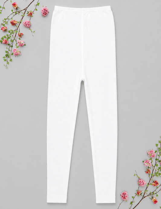 GIRLS TIGHTS COTTON RIB STRETCHABLE